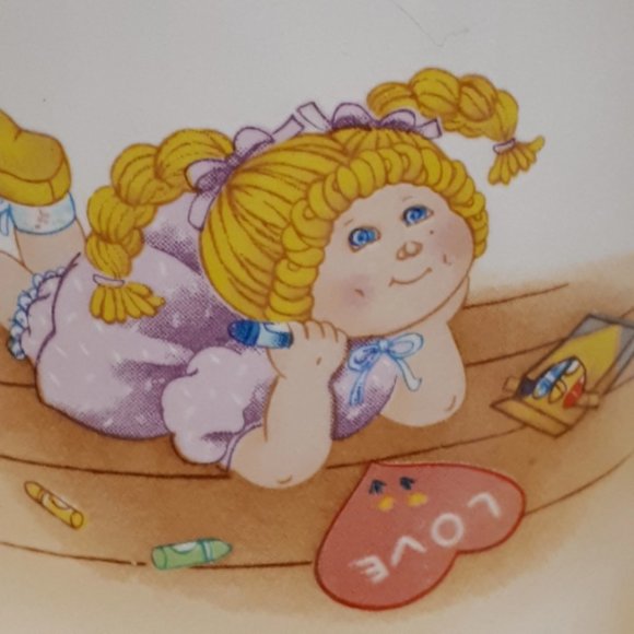 Cabbage Patch Mug 1984 Vintage Ice Cream Valentine - Picture 3 of 7